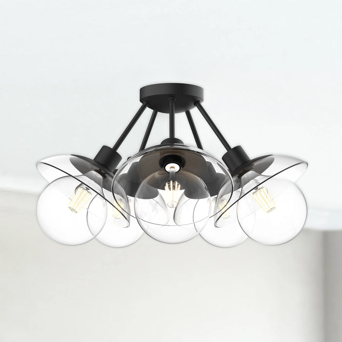 Francesca Multi Light Semi Flush Mount by Alora Lighting