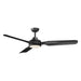 Fremont LED Fan in Matte Black Finish | Kuzco Lighting