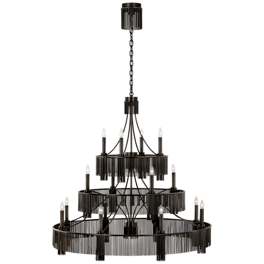 Sutton 50" Three Tier Chandelier