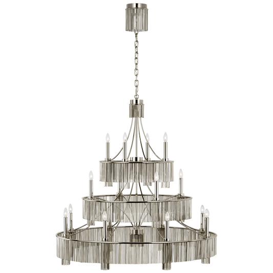 Sutton 50" Three Tier Chandelier