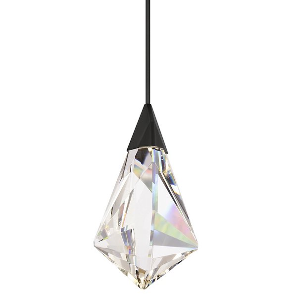 Fazzoletto LED Pendant black finish