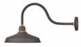 Load image into Gallery viewer, Foundry Shade Curve Arm Outdoor Wall Light
