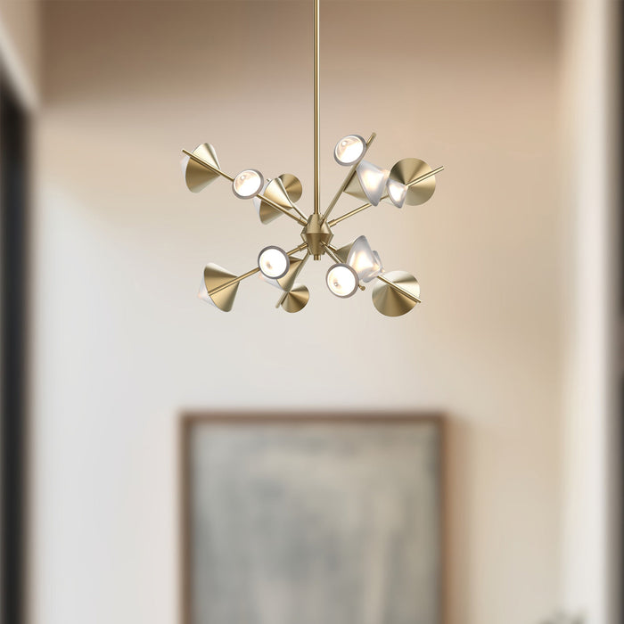 Geode LED Chandelier by Kuzco Lighting