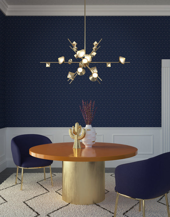 Geode LED Chandelier by Kuzco Lighting