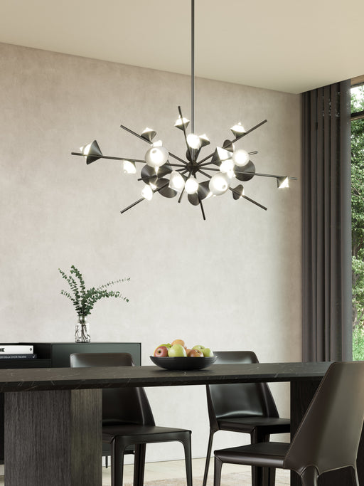 Geode LED Chandelier by Kuzco Lighting
