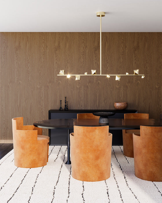 Geode LED Linear Suspension by Kuzco Lighting
