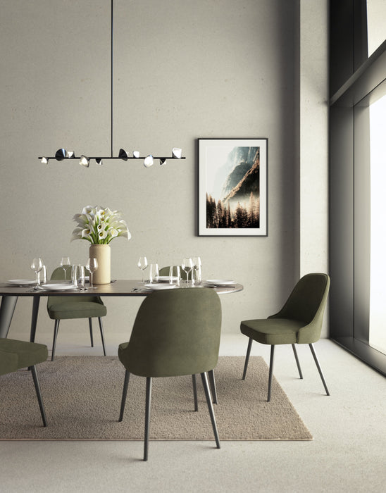 Geode LED Linear Suspension by Kuzco Lighting