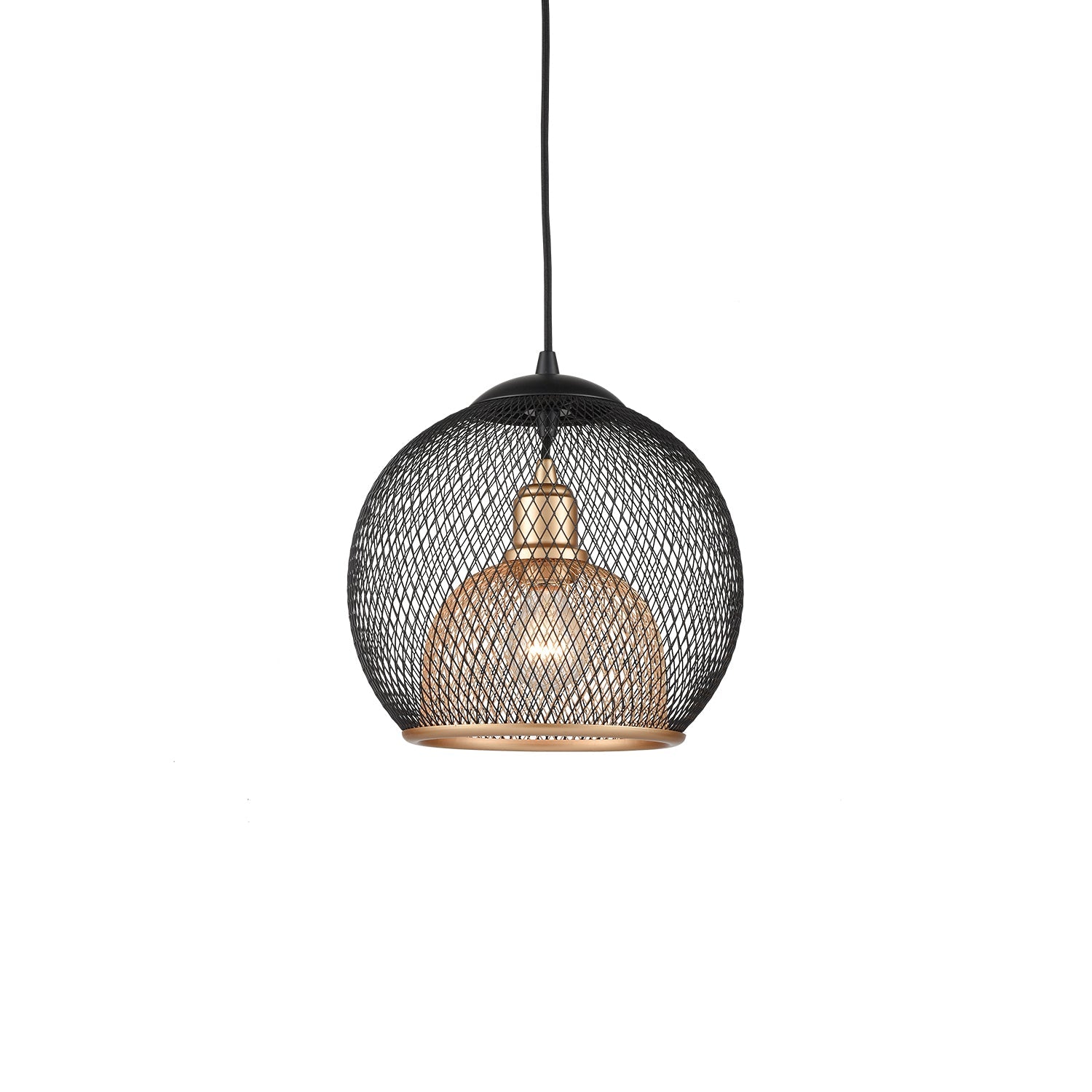 Gibraltar Pendant in Black/Gold Finish | Kuzco Lighting