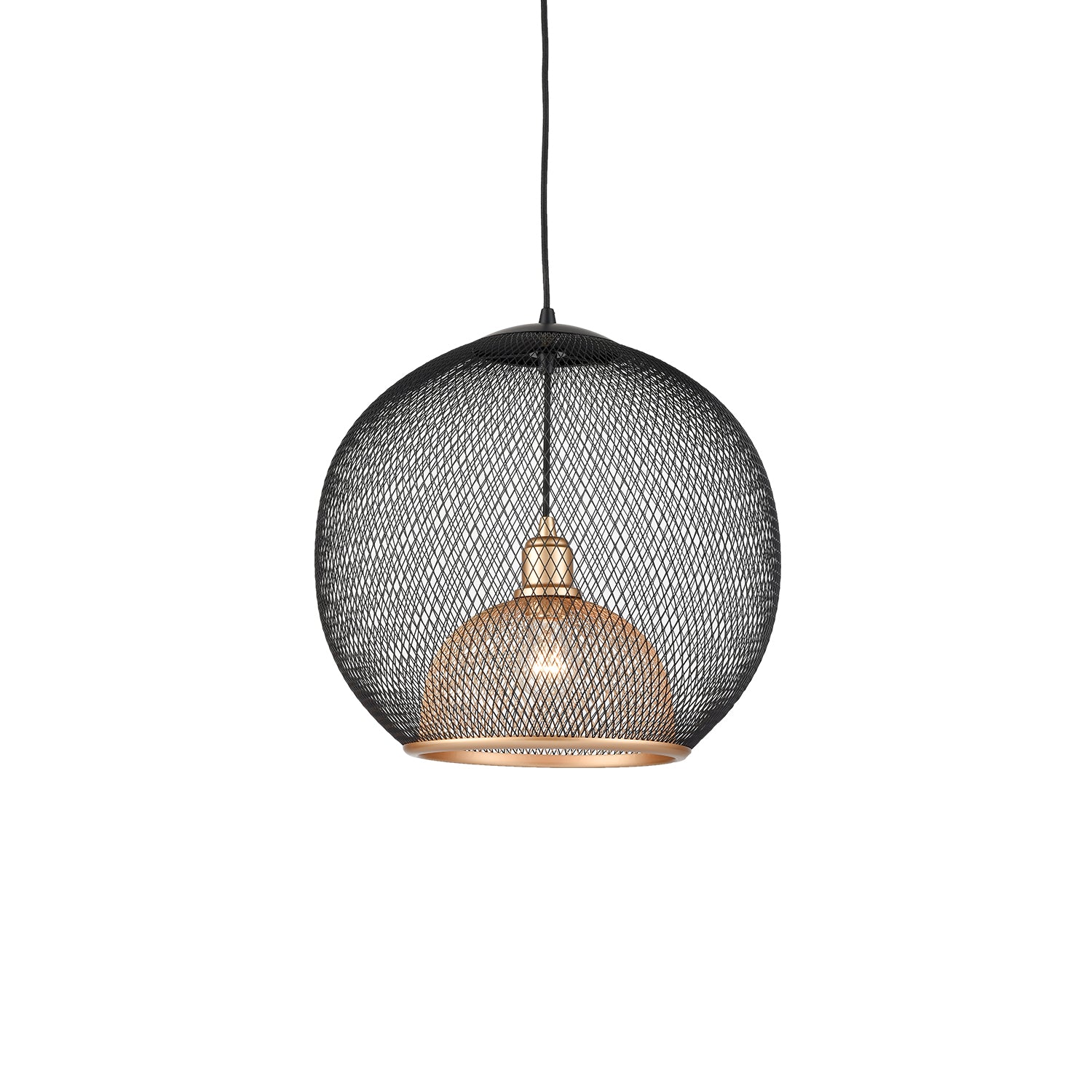 Gibraltar Pendant in Black/Gold Finish | Kuzco Lighting