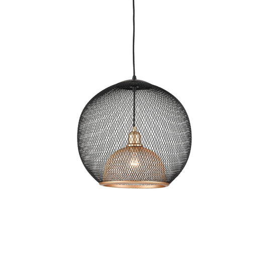 Gibraltar Pendant in Black/Gold Finish | Kuzco Lighting