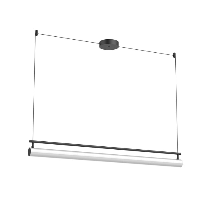 Gramercy LED Linear Pendant in Black Finish | Kuzco Lighting