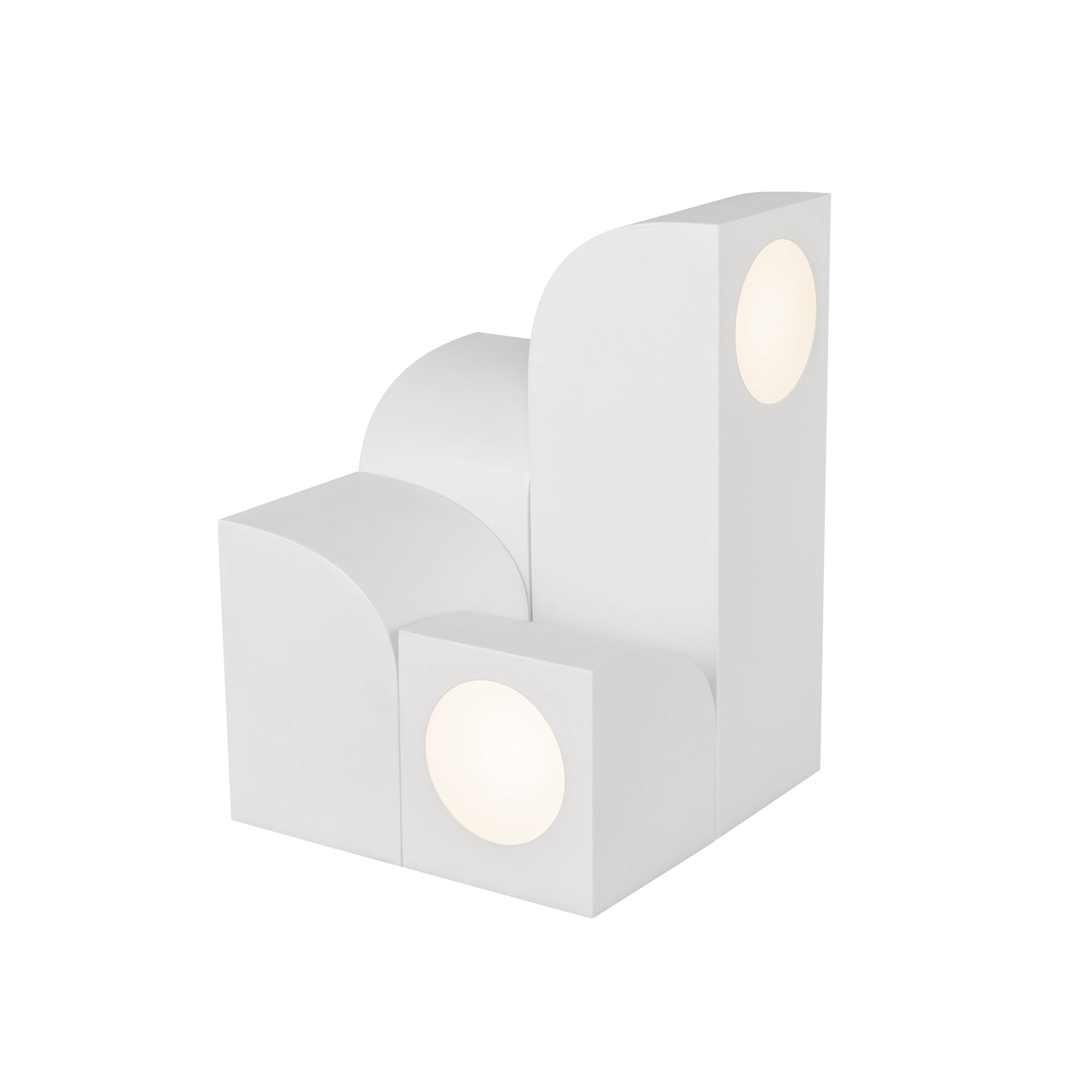 Gypsum LED Table Lamp in White Finish | Kuzco Lighting