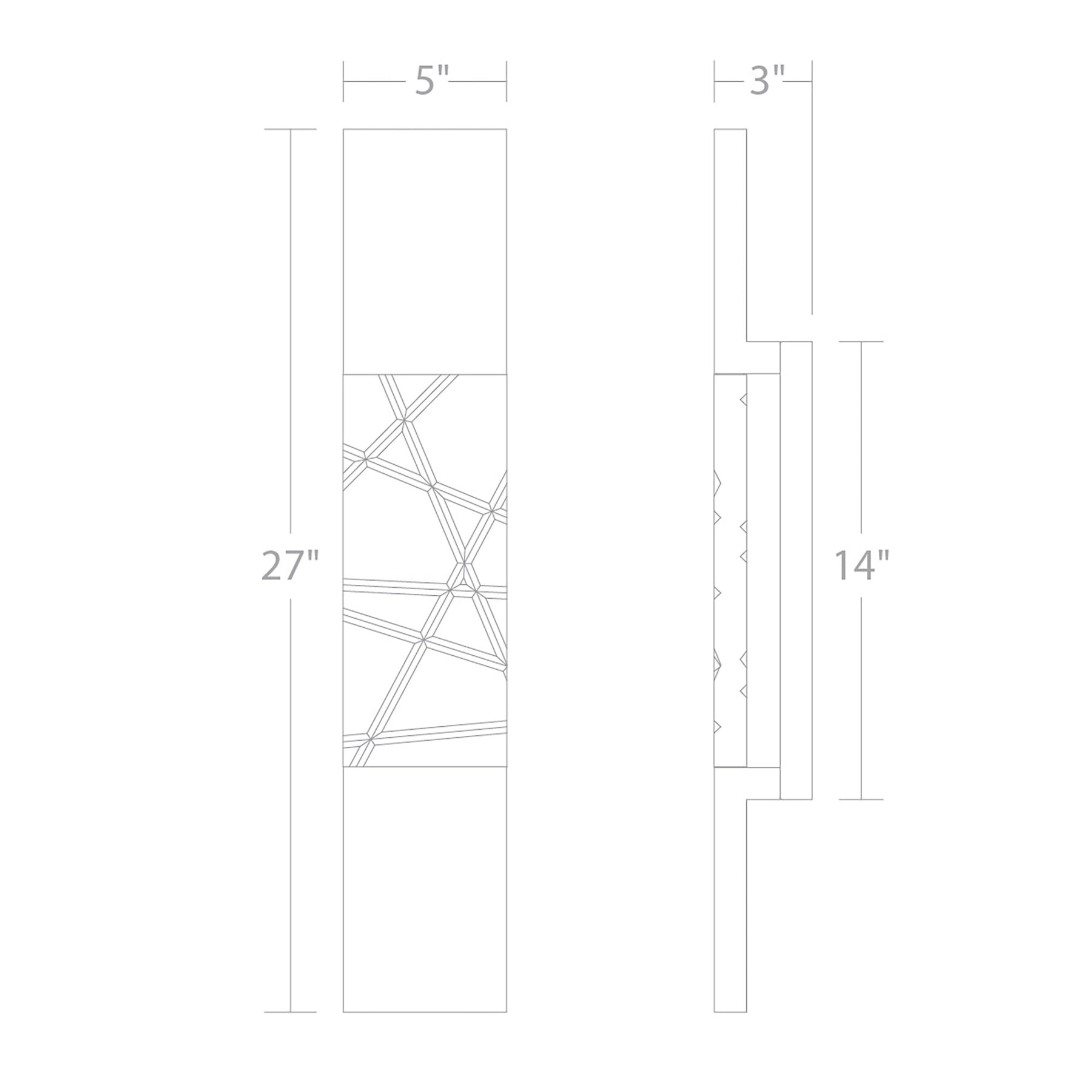 Glacier LED Outdoor Wall Sconce