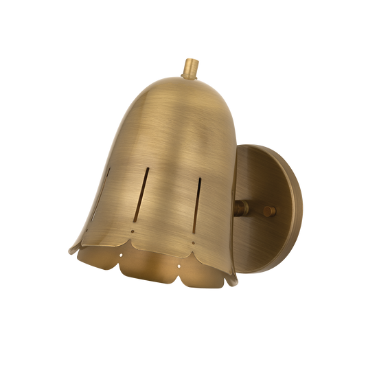 Basil Wall Sconce by Mitzi in Patina Brass Finish 