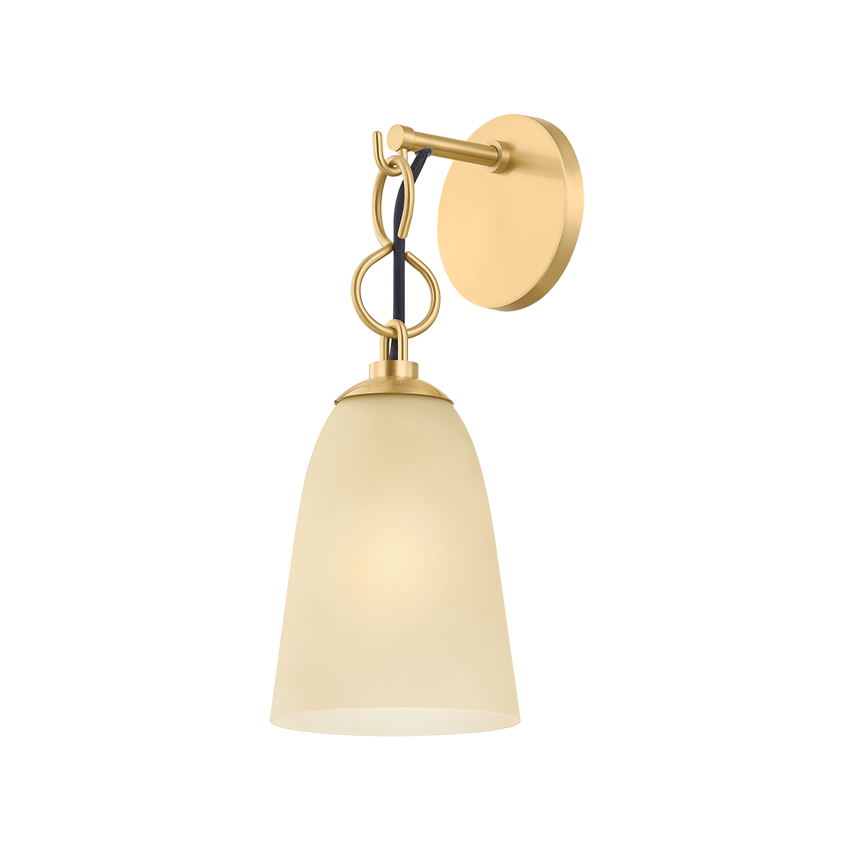 Christine Wall Sconce by Mitzi in Aged Brass Finish 
