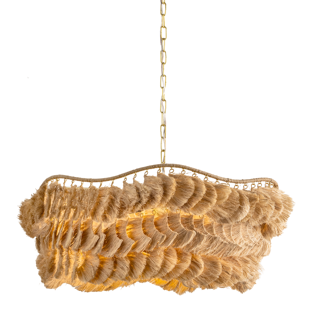 Daria Chandelier by Mitzi in Aged Brass Finish 