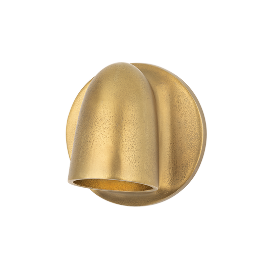 Canna Wall Sconce by Mitzi in Aged Brass Finish 