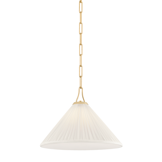 Merida Pendant by Mitzi in Aged Brass Finish 