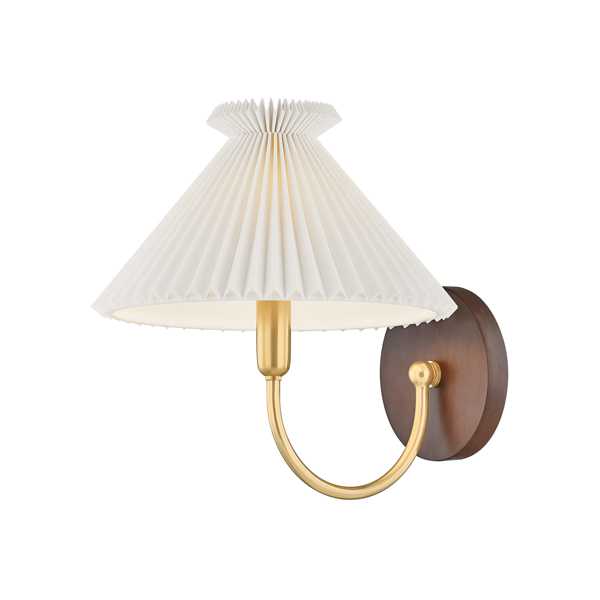 Acacia Wall Sconce by Mitzi in Aged Brass Finish 