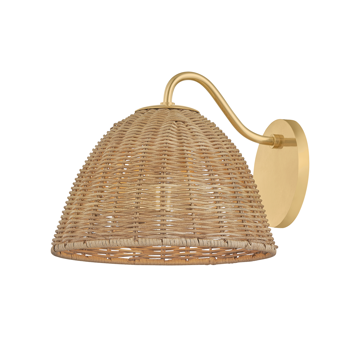 Katniss Wall Sconce by Mitzi in Aged Brass Finish 