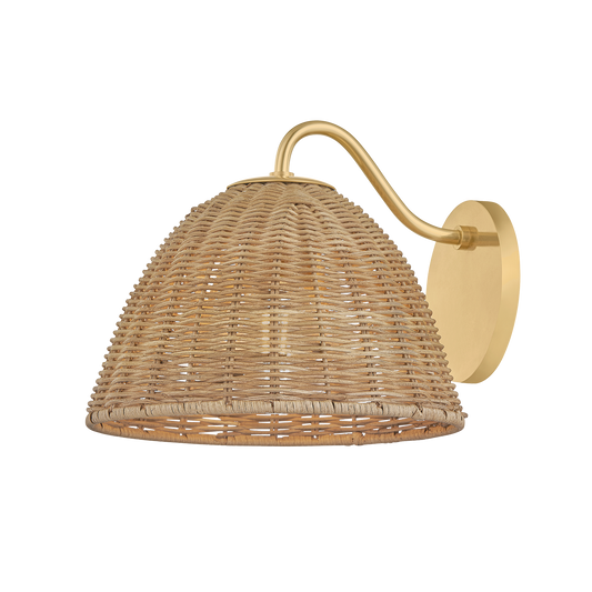 Katniss Wall Sconce by Mitzi in Aged Brass Finish 