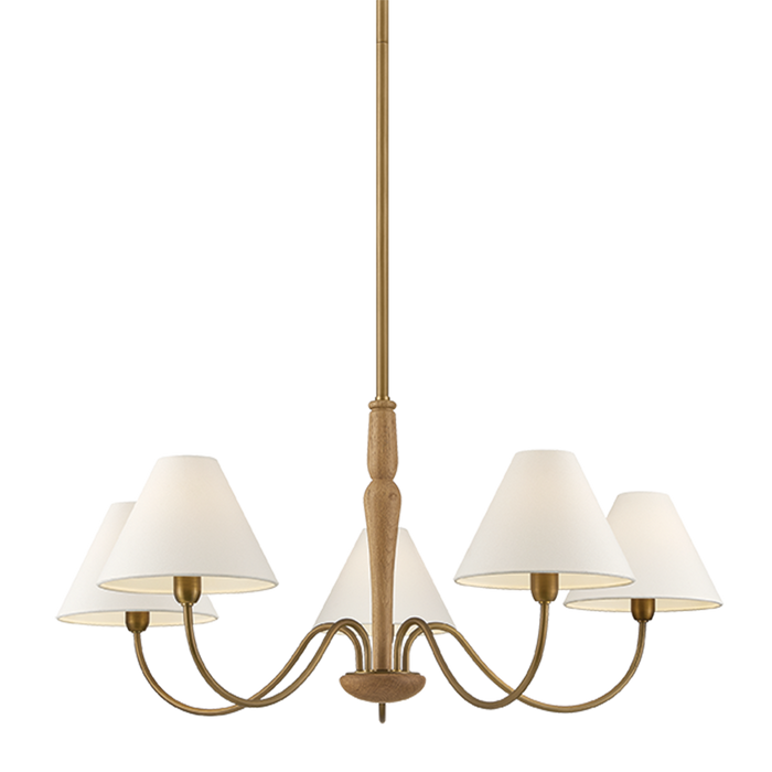 Bennie Chandelier by Mitzi - Patina Brass Finish