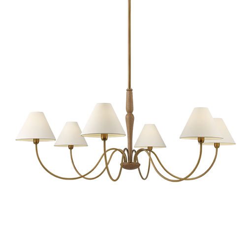 Bennie Chandelier by Mitzi - Patina Brass Finish