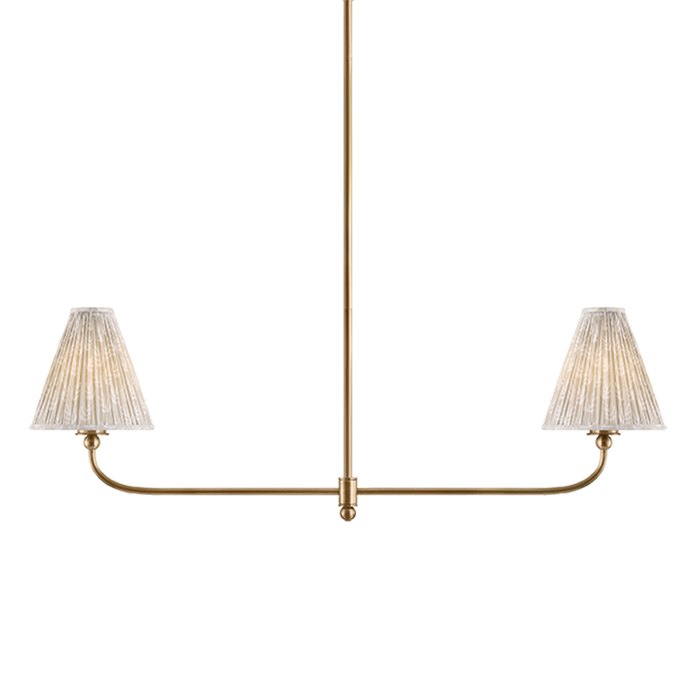 Ryle Linear Chandelier by Mitzi - Patina Brass Finish