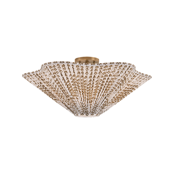 Elle Semi Flush by Mitzi - Patina Brass Finish