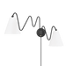 Onda Plug-In Wall Sconce by Mitzi