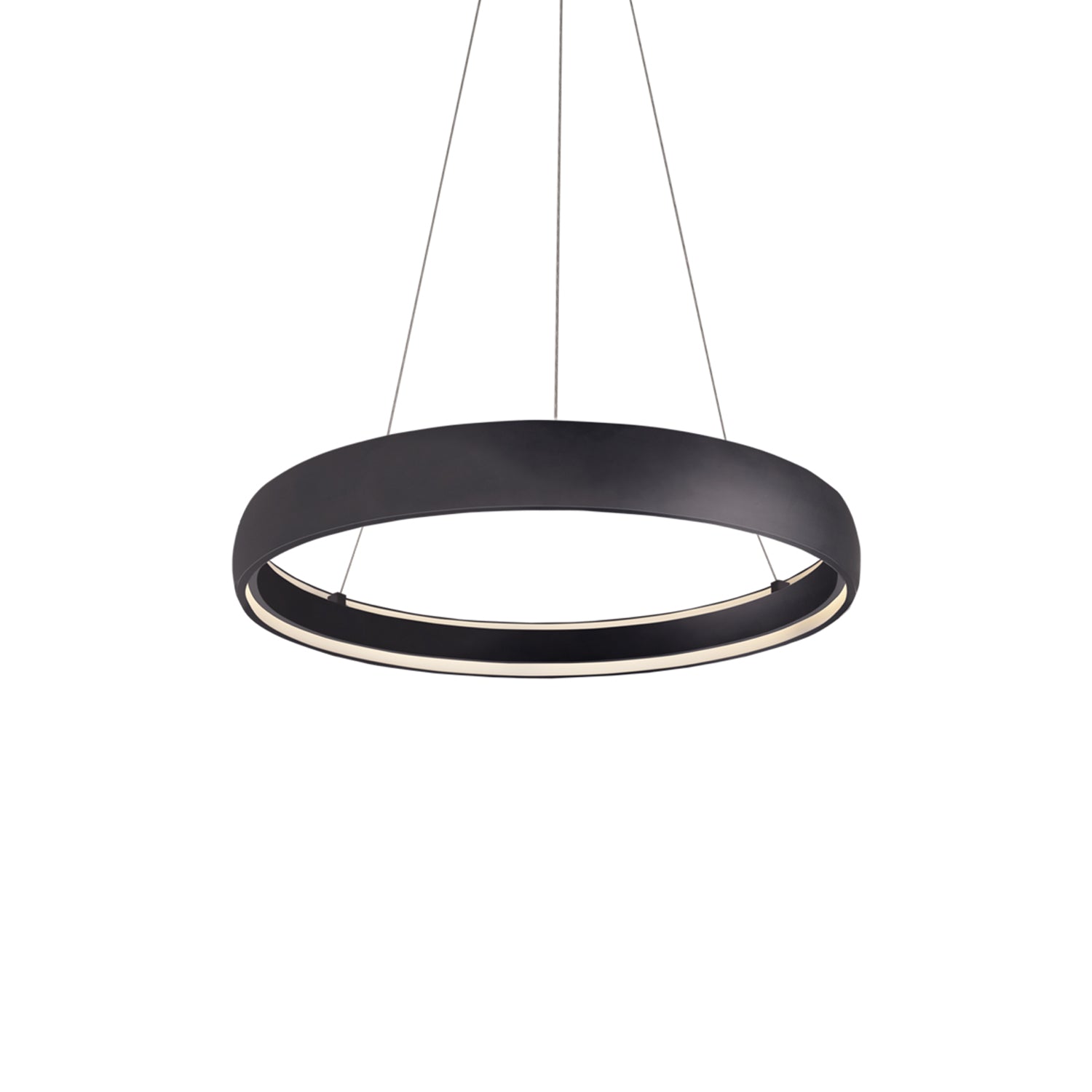 Halo LED Pendant in Black Finish | Kuzco Lighting