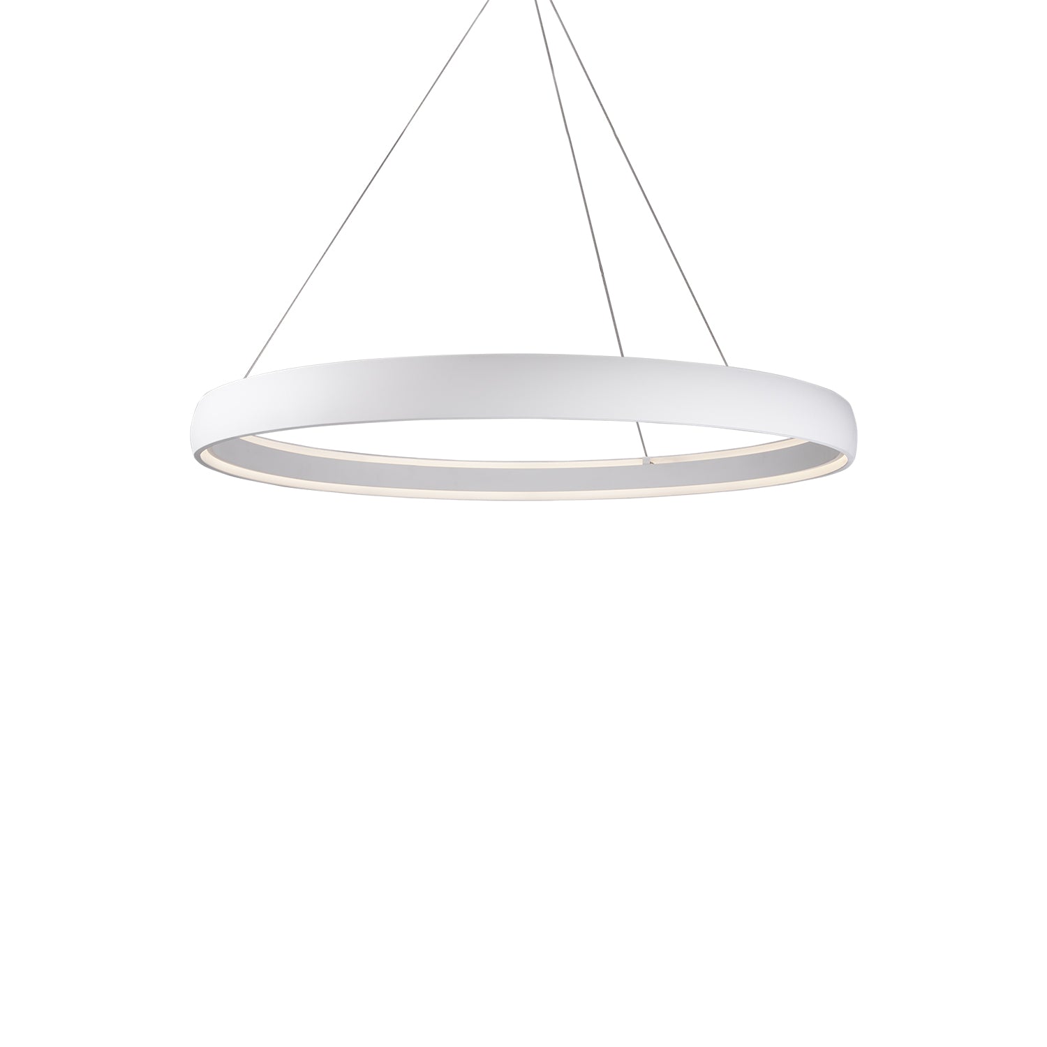 Halo LED Pendant in White Finish | Kuzco Lighting