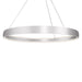 Halo LED Pendant in Brushed Silver Finish | Kuzco Lighting