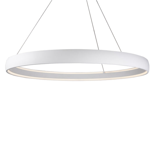 Halo LED Pendant in White Finish | Kuzco Lighting