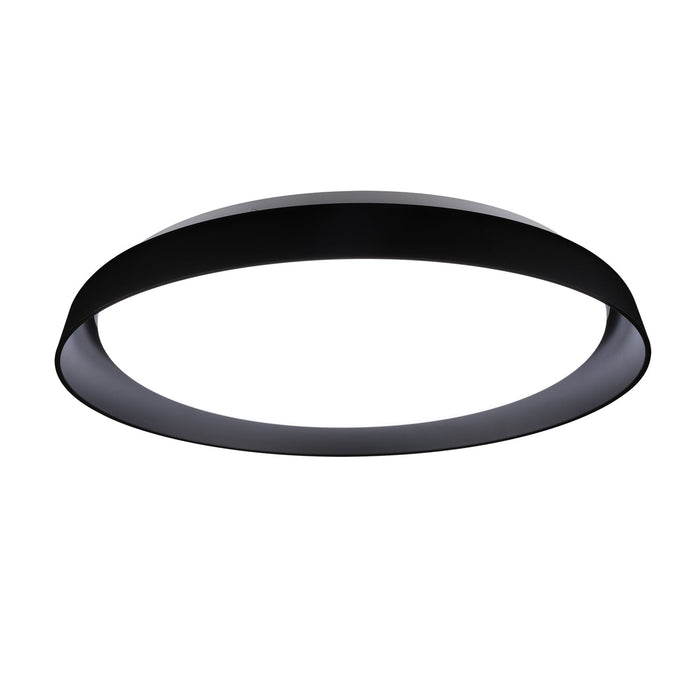 Hampton LED Flush Mount in Black Finish | Kuzco Lighting
