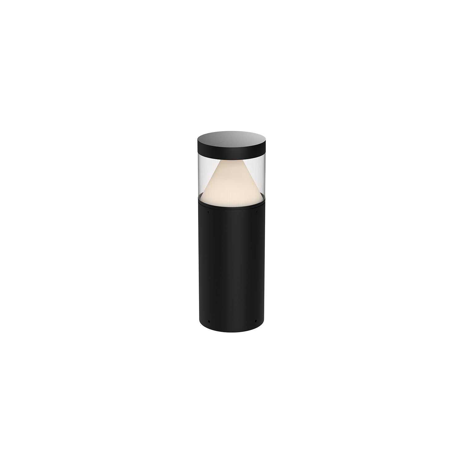 Hanover LED Exterior Bollard in Black Finish | Kuzco Lighting