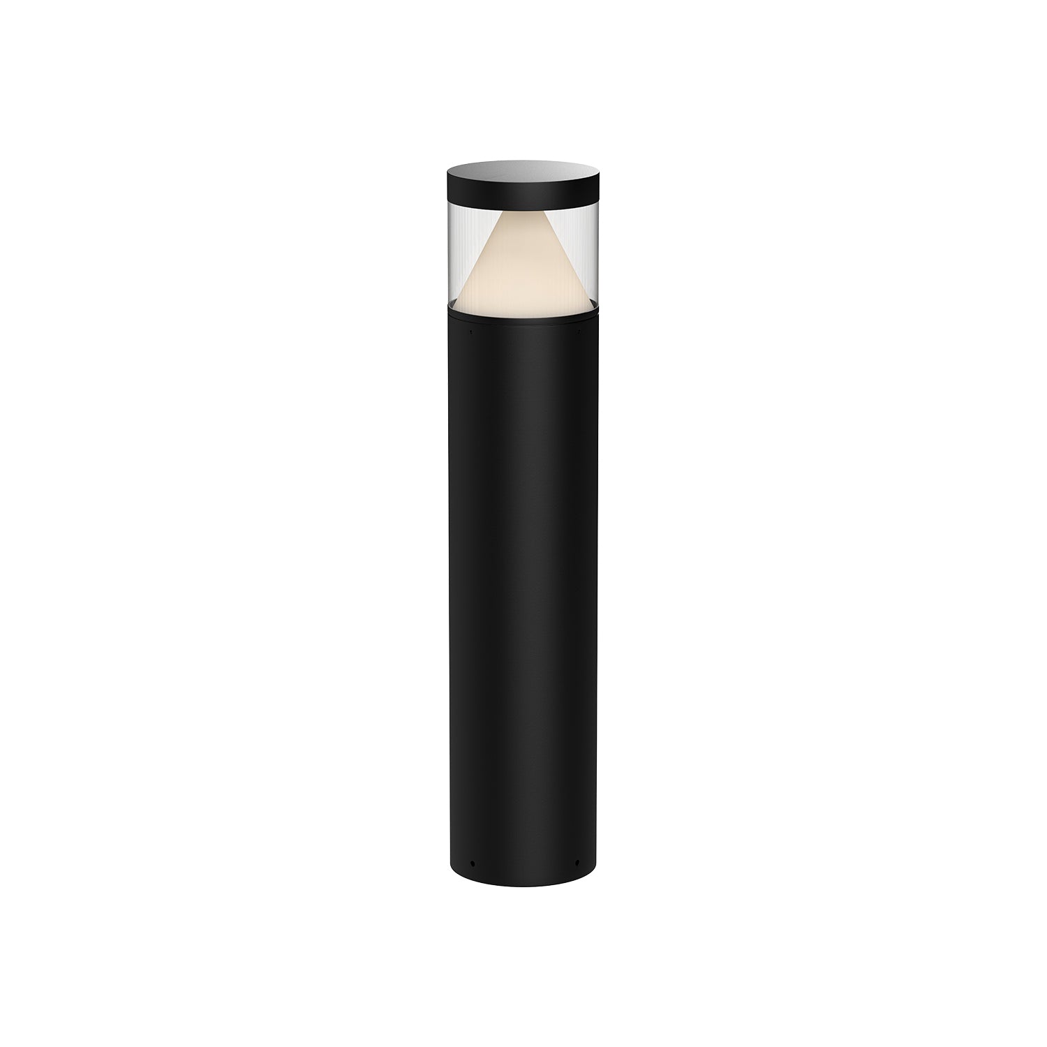 Hanover LED Exterior Bollard in Black Finish | Kuzco Lighting