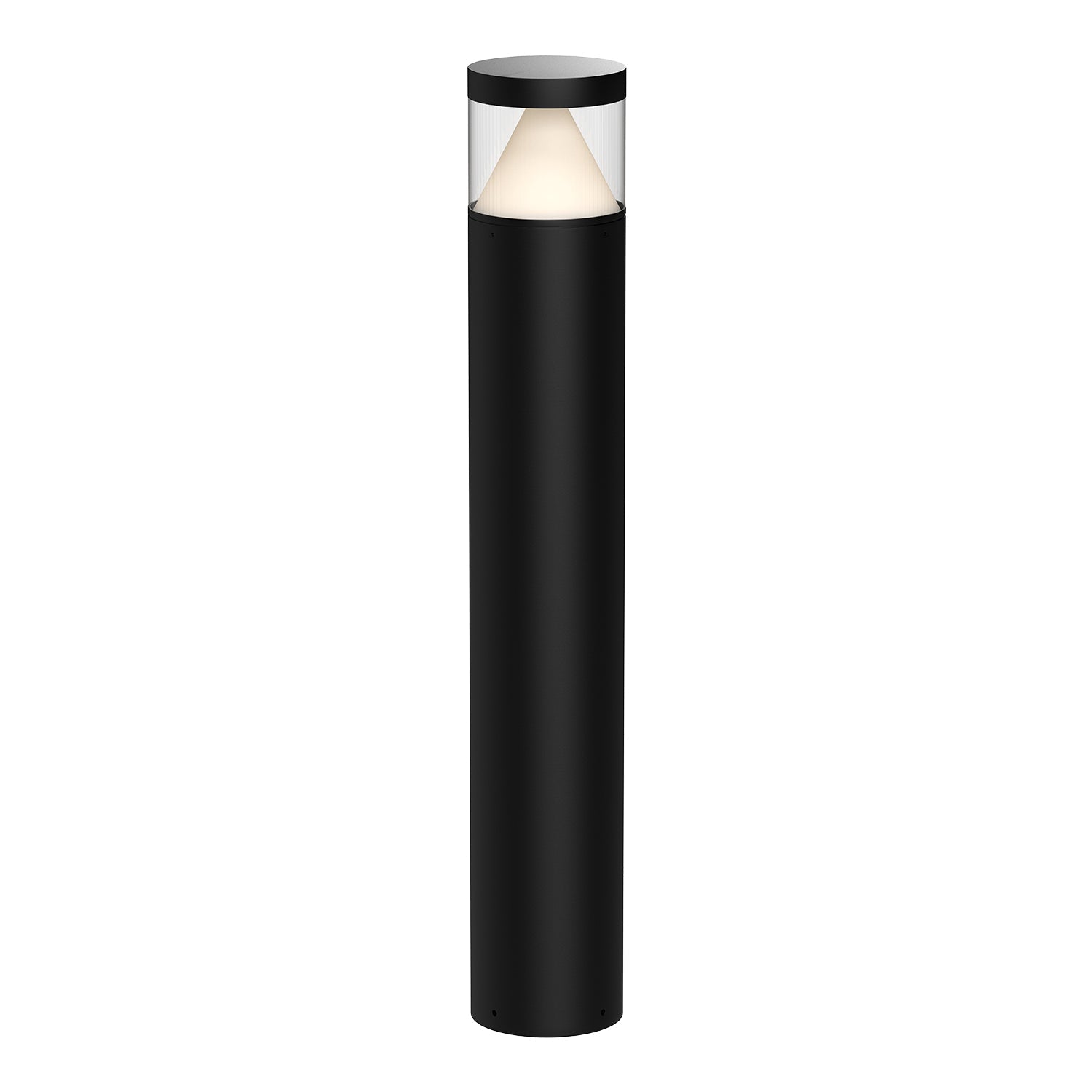 Hanover LED Exterior Bollard in Black Finish | Kuzco Lighting