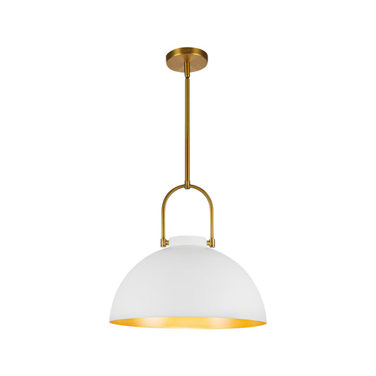 Harper 16-in White Socket Pendant by Alora Lighting | PD504016WH | Alora Lighting