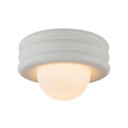 Load image into Gallery viewer, Harvey 12-in Antique White Socket Semi-Flush Mount by Alora Lighting | SF426012AW | Alora Lighting
