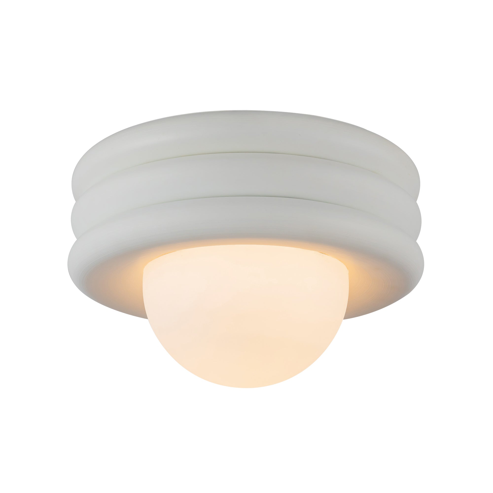 Harvey 12-in Antique White Socket Semi-Flush Mount by Alora Lighting | SF426012AW | Alora Lighting