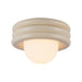 Harvey 12-in Pearl White Socket Semi-Flush Mount by Alora Lighting | SF426012PW | Alora Lighting