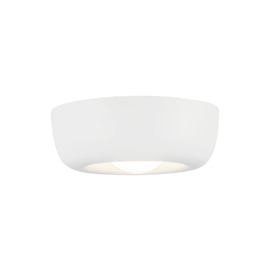 Hayden LED Flush Mount in Antique White Finish | Kuzco Lighting
