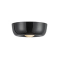 Load image into Gallery viewer, Hayden LED Flush Mount in Glossy Black Finish | Kuzco Lighting
