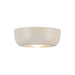 Hayden LED Flush Mount in Pearl White Finish | Kuzco Lighting