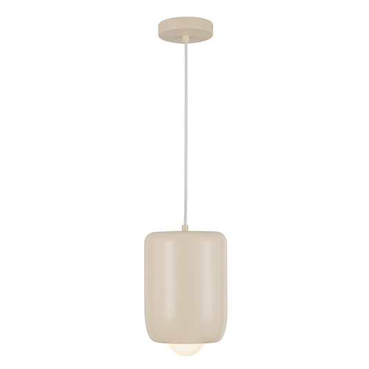 Hayden LED Pendant in Pearl White Finish | Kuzco Lighting
