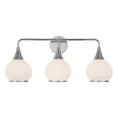Load image into Gallery viewer, Hazel 26-in Chrome/Opal Matte Glass 3 Lights Vanity by Alora Lighting | VL524326CHOP | Alora Lighting
