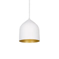 Load image into Gallery viewer, Helena LED Pendant in White/Gold Finish | Kuzco Lighting
