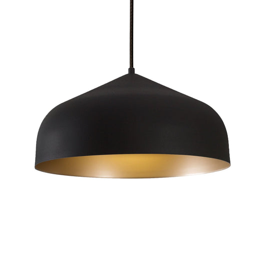 Helena LED Pendant in Black/Gold Finish | Kuzco Lighting