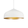 Load image into Gallery viewer, Helena LED Pendant in White/Gold Finish | Kuzco Lighting
